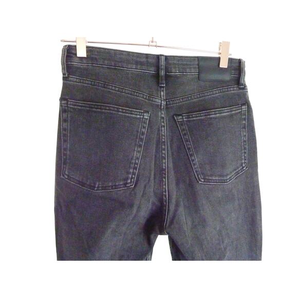 Everlane High Rise Straight Jeans Black The Cheeky Size 27 Regular - Picture 4 of 6